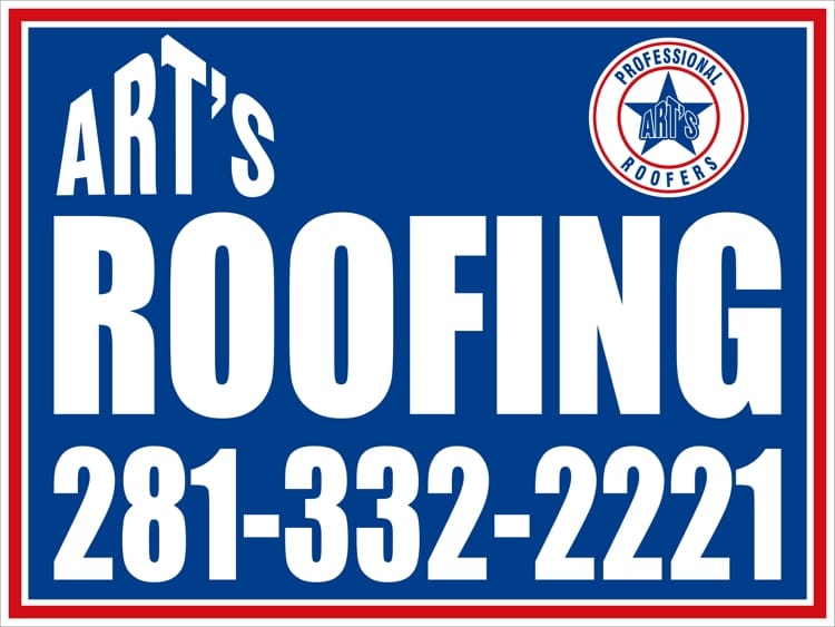 Art's roofing logo